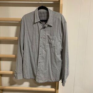 Royal Robbins Reversible Plaid Linen Snap Button Down | Size: XL
